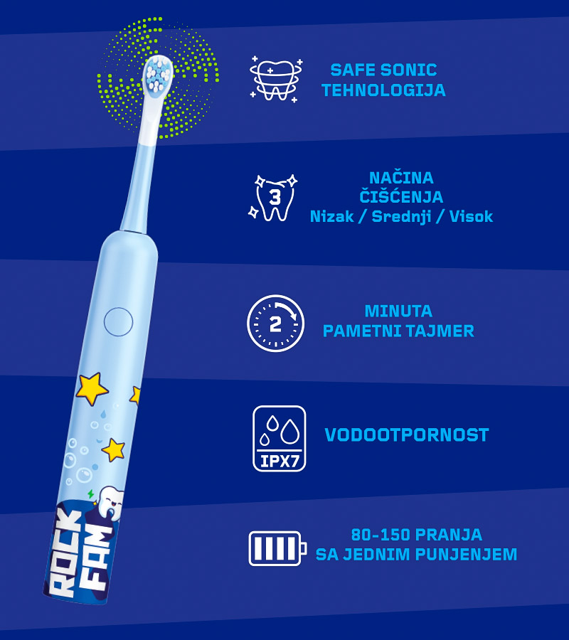ROCKFAM ELEKTRIČNA ČETKICA